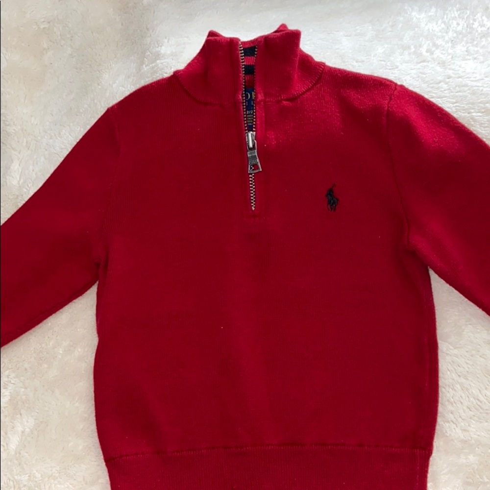 Half zip polo Ralph Lauren sweater